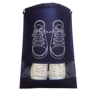 NEW 5-Pc Navy Blue Shoe Travel Storage Bags